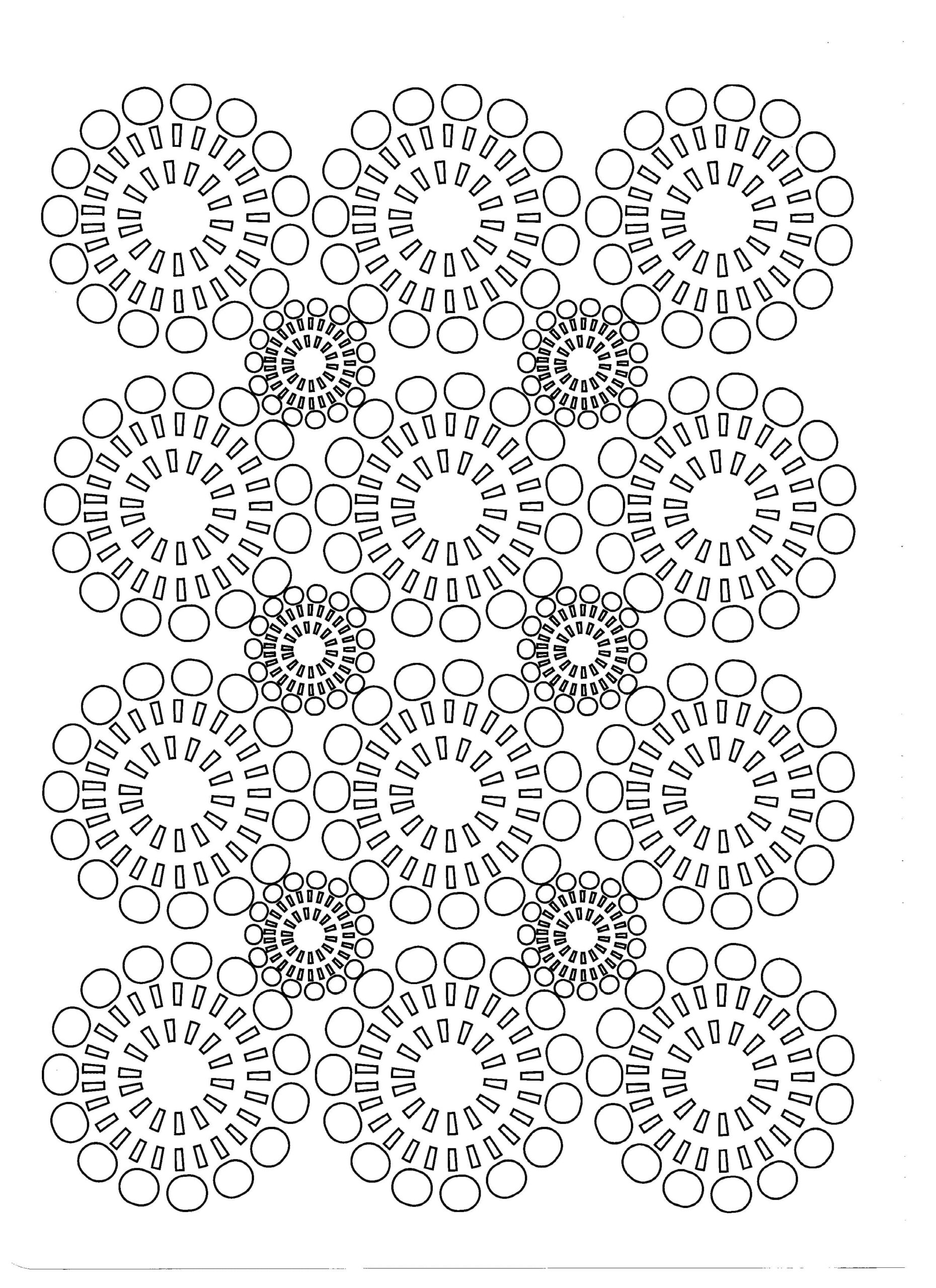 Coloriage gratuit pour enfants et adultes Fleur Adulte #215563, collection Coloriage Adulte