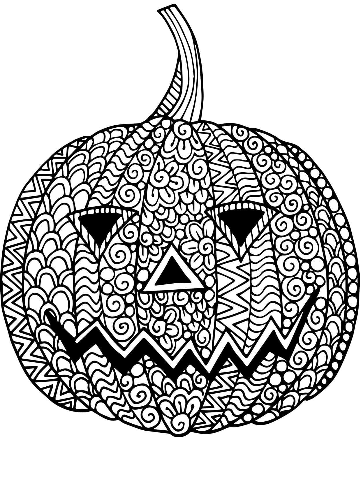 Page de coloriage Halloween Adulte #200259, collection Coloriage Adulte, à imprimer et colorier