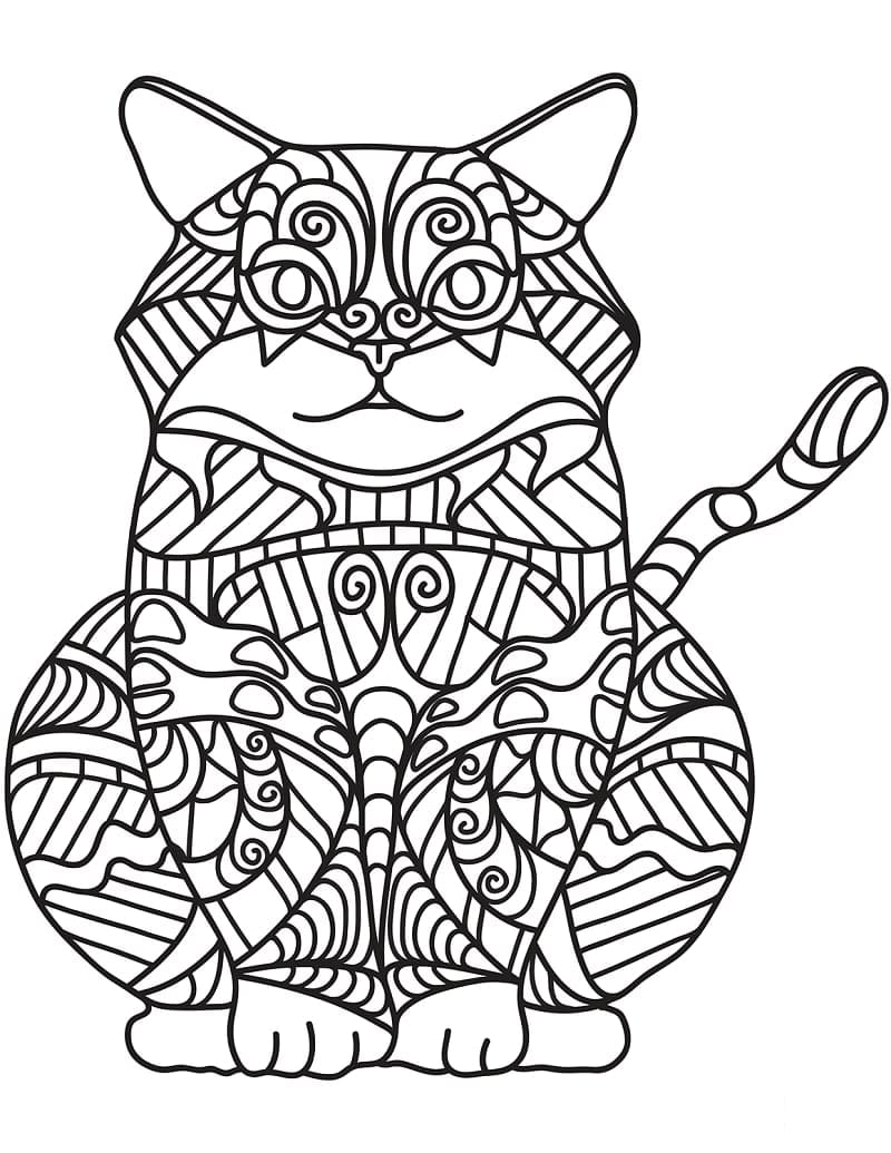 Dessin à colorier: Zentangle (Coloriage Adulte) #217482 - Coloriages à Imprimer Gratuits