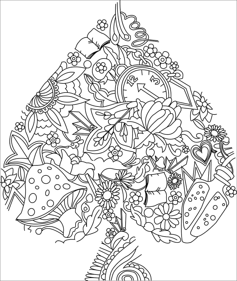 Coloriage gratuit Zentangle #217483 de la collection Coloriage Adulte à imprimer