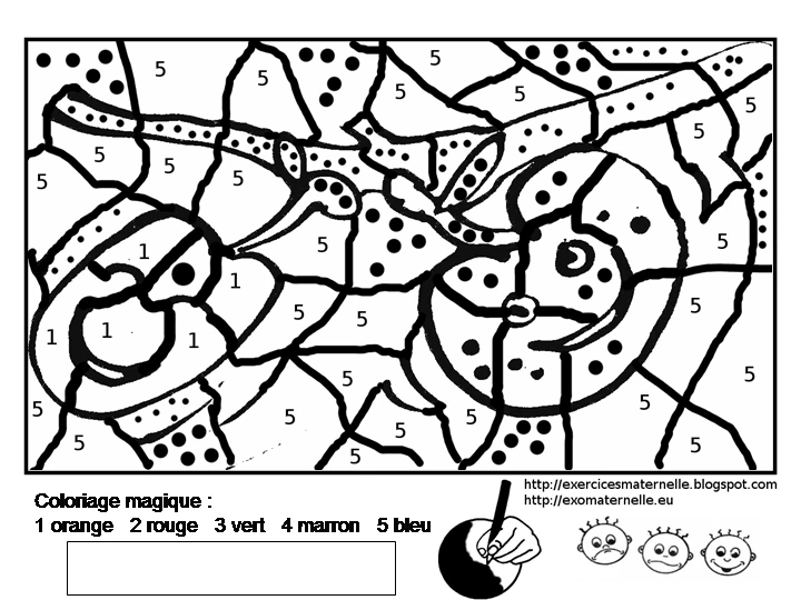 Illustration au trait Coloriage magique #126222 de la collection Coloriage numéroté à colorier gratuitement