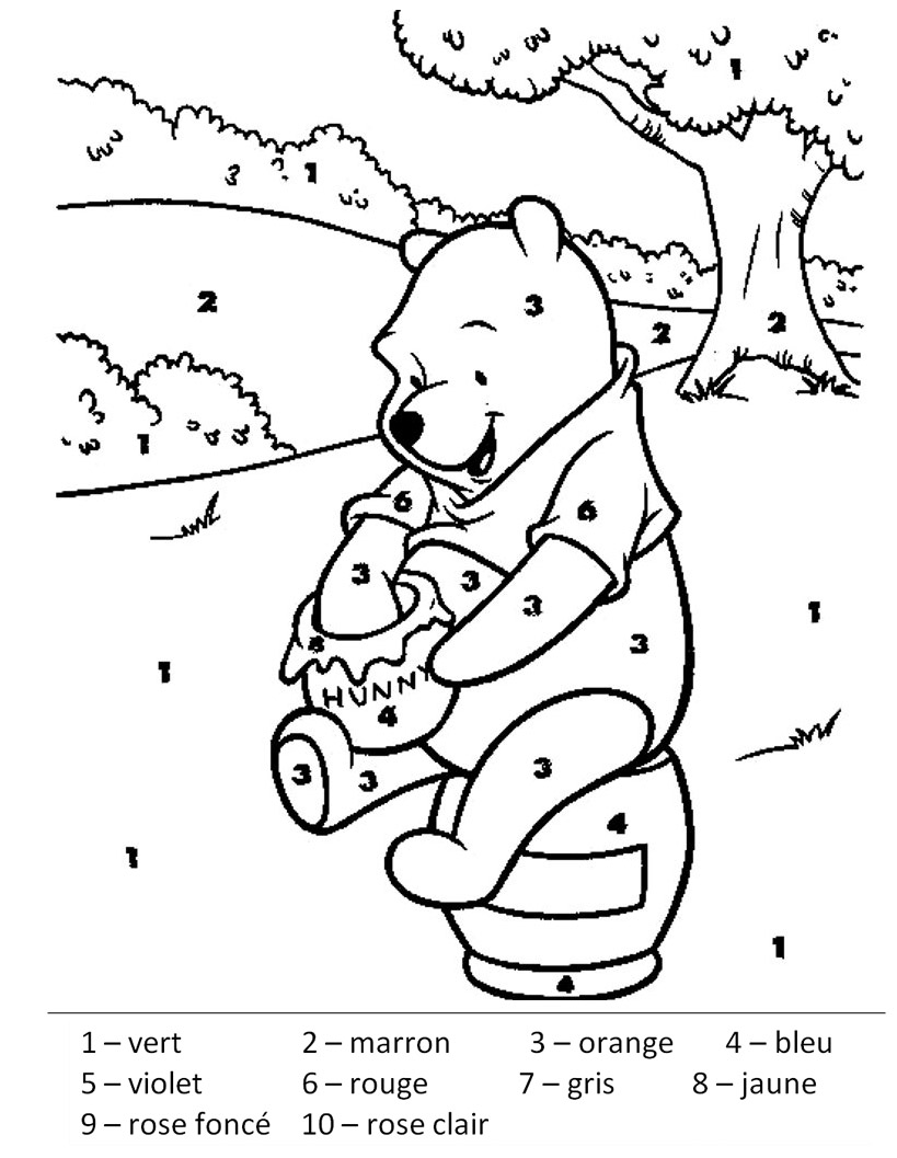Coloriage Coloriage magique #126305 à imprimer gratuitement, extrait de la collection Coloriage numéroté