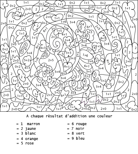 Page de coloriage Coloriage magique #126323, collection Coloriage numéroté, à imprimer et colorier