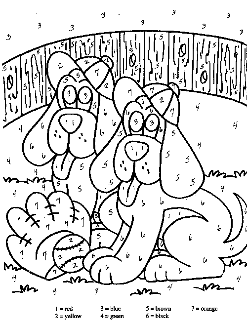 Dessin à colorier: Coloriage par numéros (Coloriage numéroté) #125480 - Coloriages à Imprimer Gratuits
