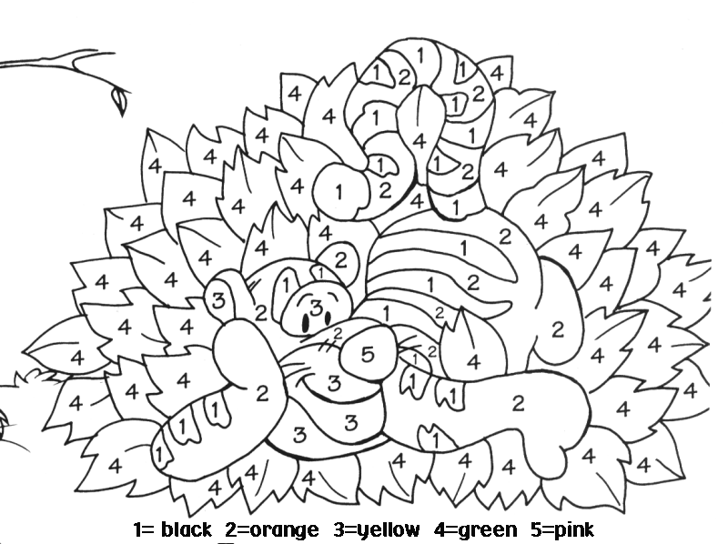 Dessin à colorier: Coloriage par numéros (Coloriage numéroté) #125496 - Coloriages à Imprimer Gratuits