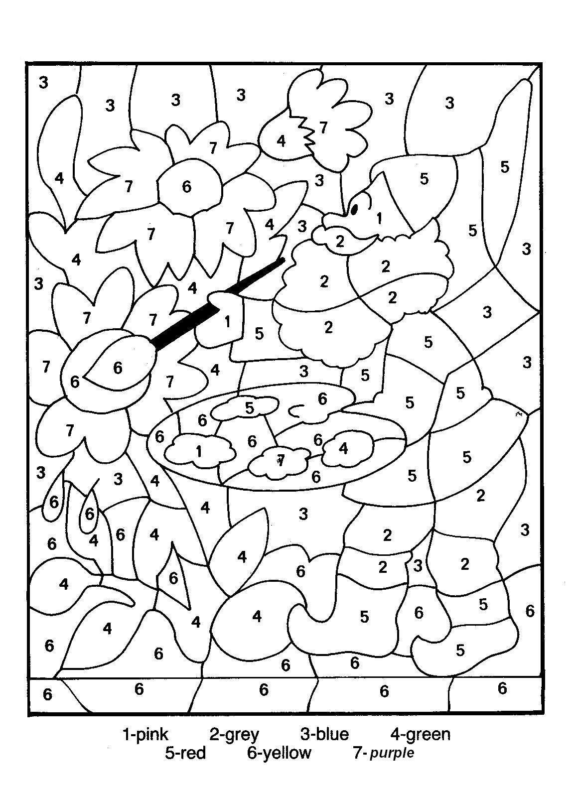 Dessin à colorier: Coloriage par numéros (Coloriage numéroté) #125500 - Coloriages à Imprimer Gratuits