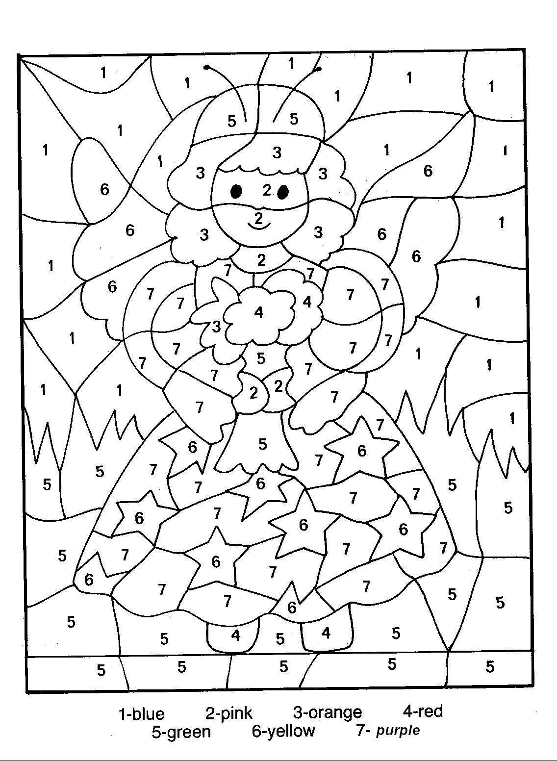 Dessin à colorier: Coloriage par numéros (Coloriage numéroté) #125506 - Coloriages à Imprimer Gratuits