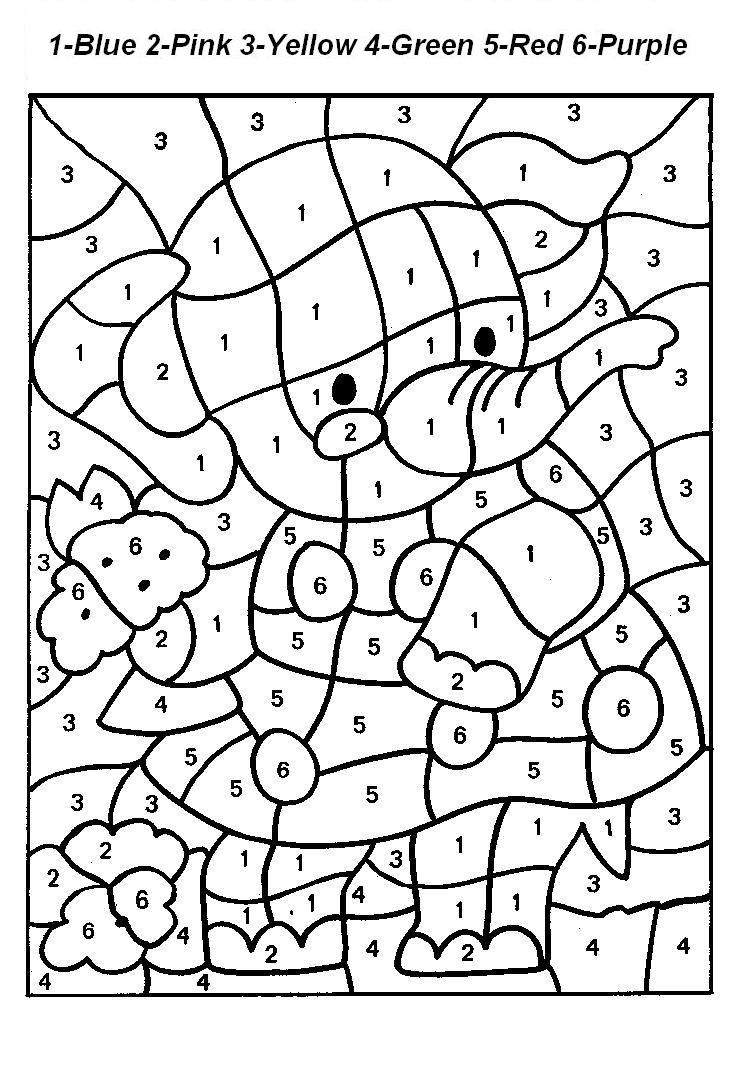 Dessin à colorier: Coloriage par numéros (Coloriage numéroté) #125517 - Coloriages à Imprimer Gratuits