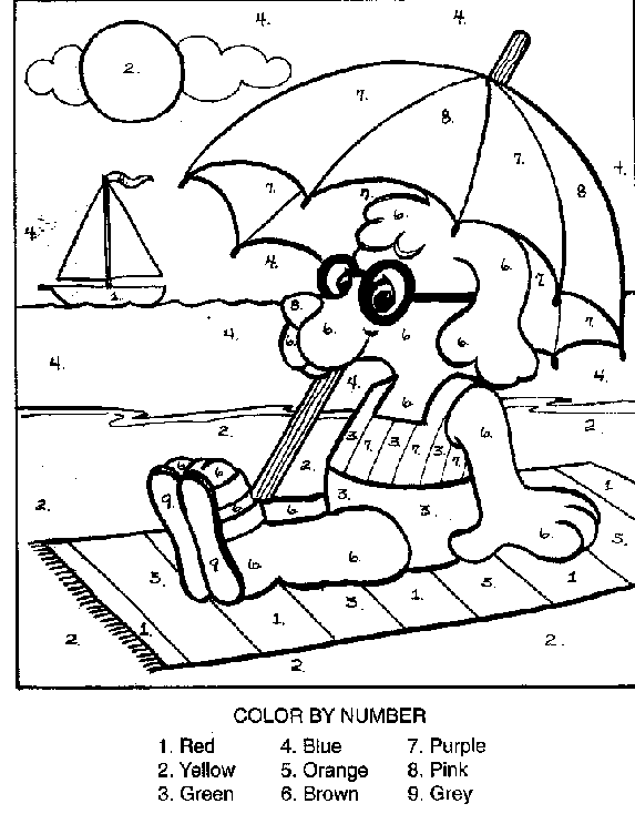 Dessin à colorier: Coloriage par numéros (Coloriage numéroté) #125532 - Coloriages à Imprimer Gratuits