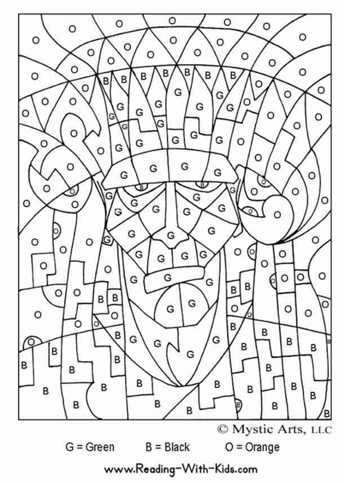 Dessin à colorier: Coloriage par numéros (Coloriage numéroté) #125539 - Coloriages à Imprimer Gratuits