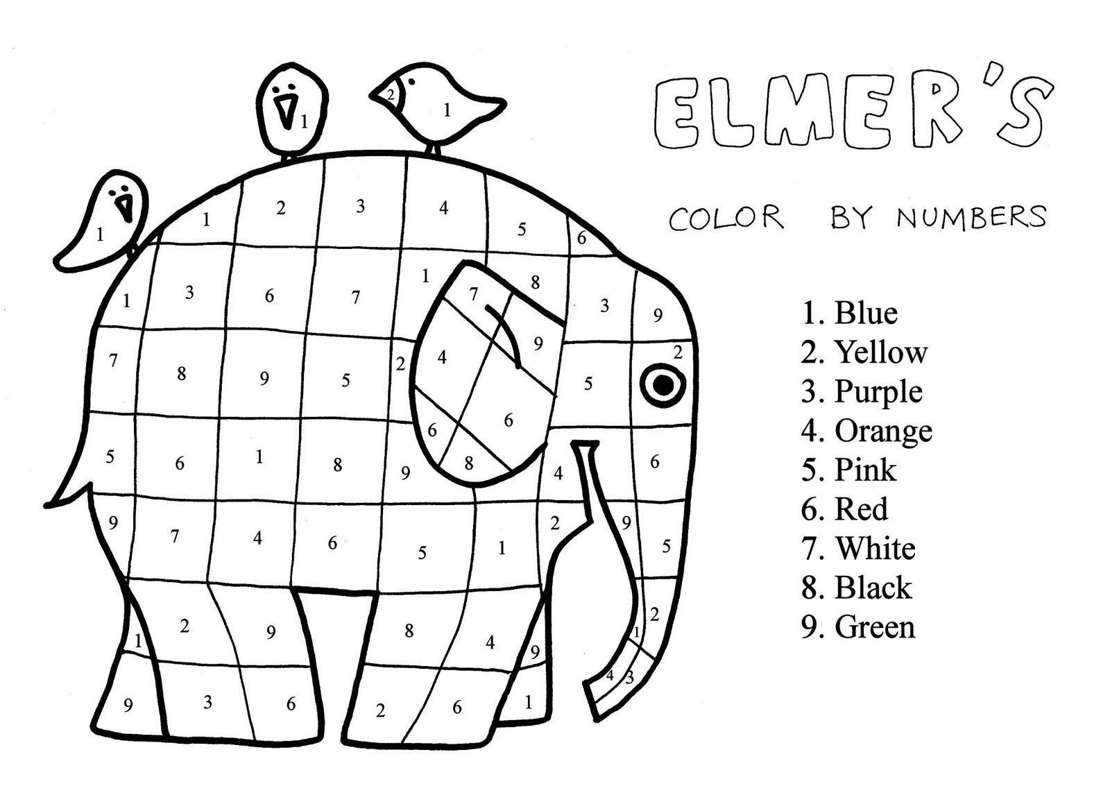 Dessin à colorier: Coloriage par numéros (Coloriage numéroté) #125556 - Coloriages à Imprimer Gratuits