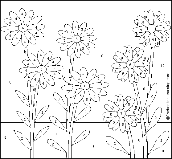 Dessin à colorier: Coloriage par numéros (Coloriage numéroté) #125565 - Coloriages à Imprimer Gratuits