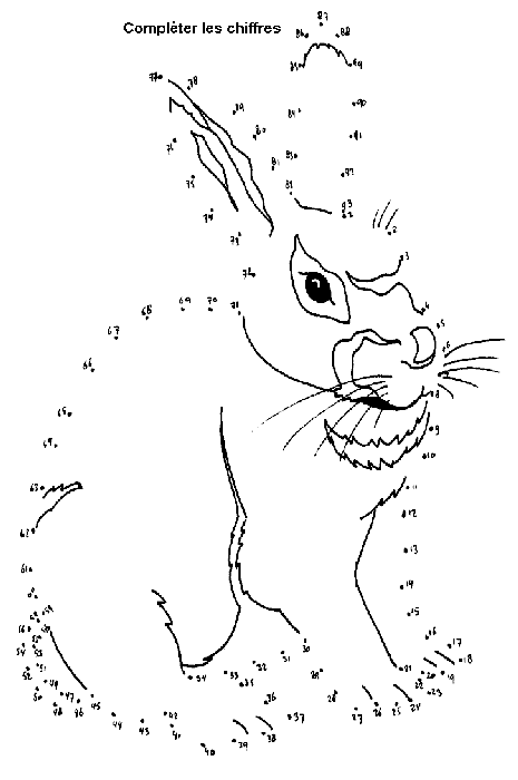 Dessin à colorier: Coloriage point à point (Coloriage numéroté) #125866 - Coloriages à Imprimer Gratuits