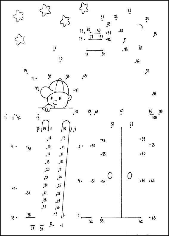 Dessin à colorier: Coloriage point à point (Coloriage numéroté) #125929 - Coloriages à Imprimer Gratuits