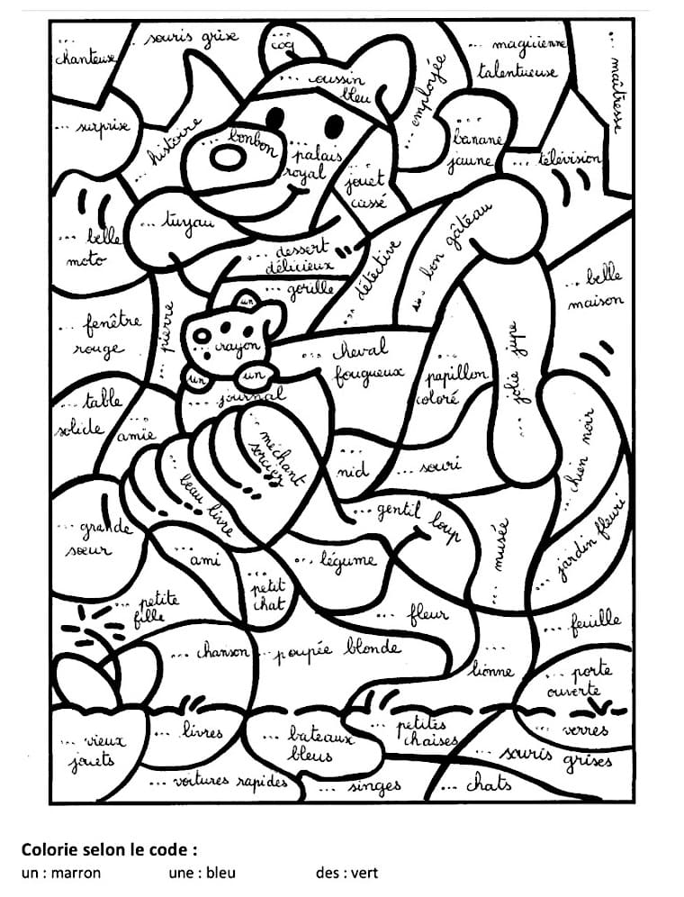 Dessin à colorier Magique CM1 #178389 issu de la collection Coloriage numéroté, prêt à imprimer Dessin à colorier Magique CM1 #178389 issu de la collection Coloriage numéroté, prêt à imprimer