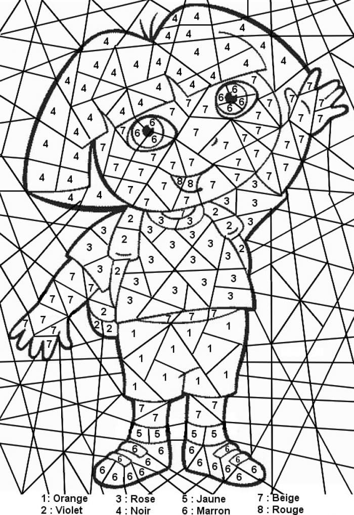 Coloriage gratuit pour enfants et adultes Magique CM2 #193215, collection Coloriage numéroté Coloriage gratuit pour enfants et adultes Magique CM2 #193215, collection Coloriage numéroté