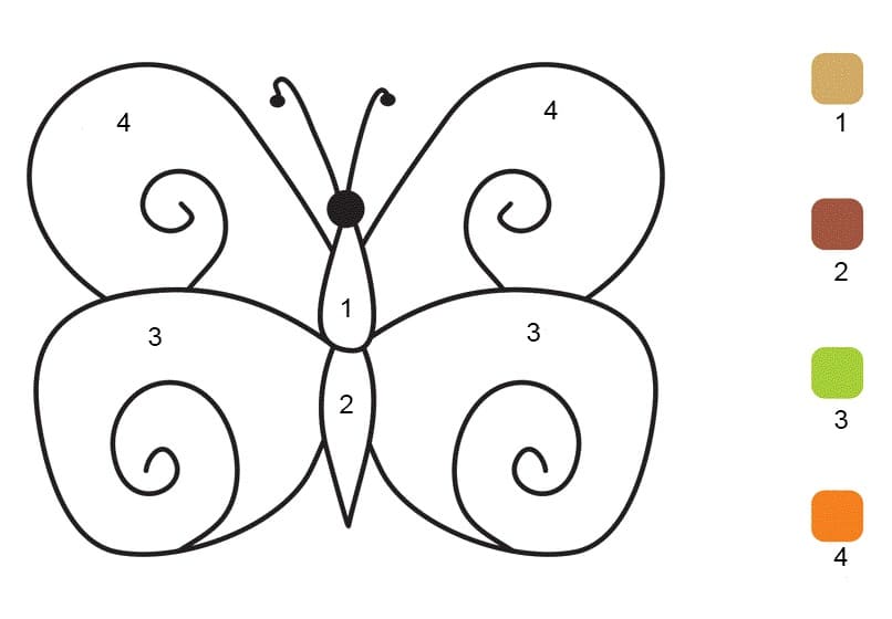 Coloriage à imprimer Magique Facile #216700 de la série Coloriage numéroté, gratuit pour enfants et adultes