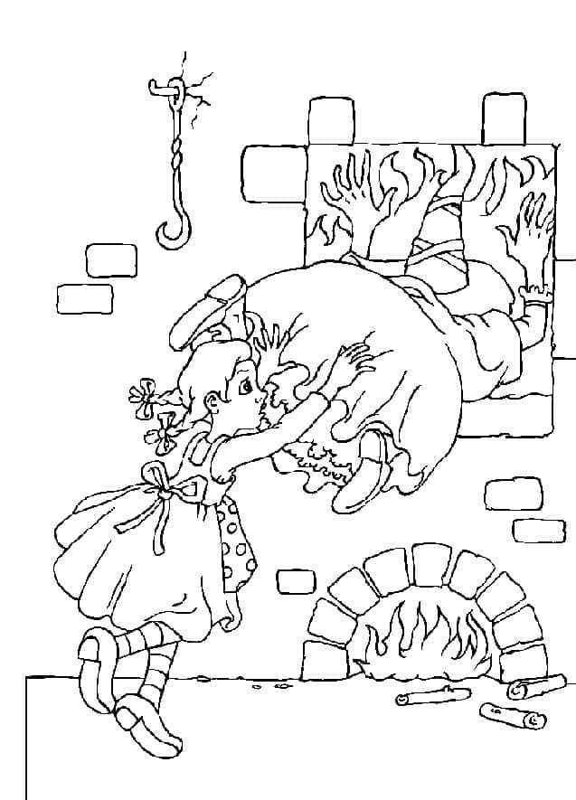 Coloriage gratuit Hansel et Gretel #214179 de la collection Contes et Histoires à imprimer