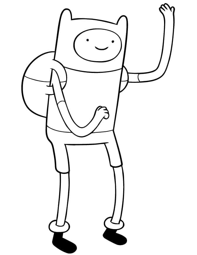 Coloriage gratuit Adventure Time #206920 de la collection Dessins animés et séries animées à imprimer