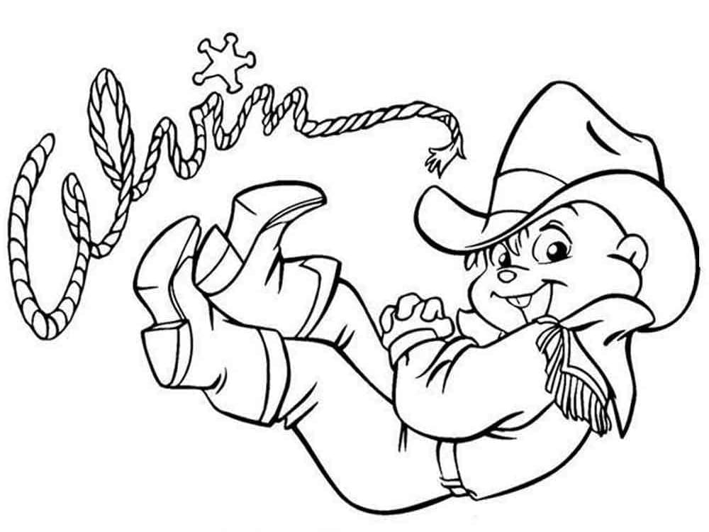 Coloriage gratuit pour enfants et adultes Alvin et les Chipmunks #203426, collection Dessins animés et séries animées