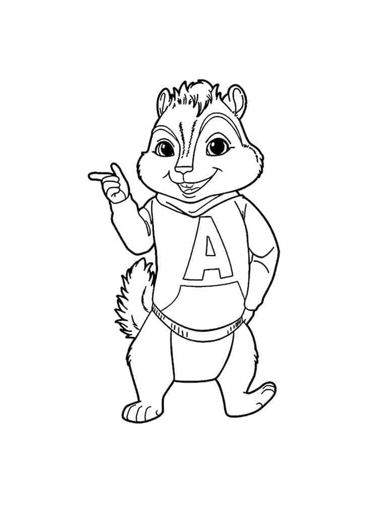 Coloriage Alvin et les Chipmunks #203428 à imprimer gratuitement, extrait de la collection Dessins animés et séries animées Coloriage Alvin et les Chipmunks #203428 à imprimer gratuitement, extrait de la collection Dessins animés et séries animées