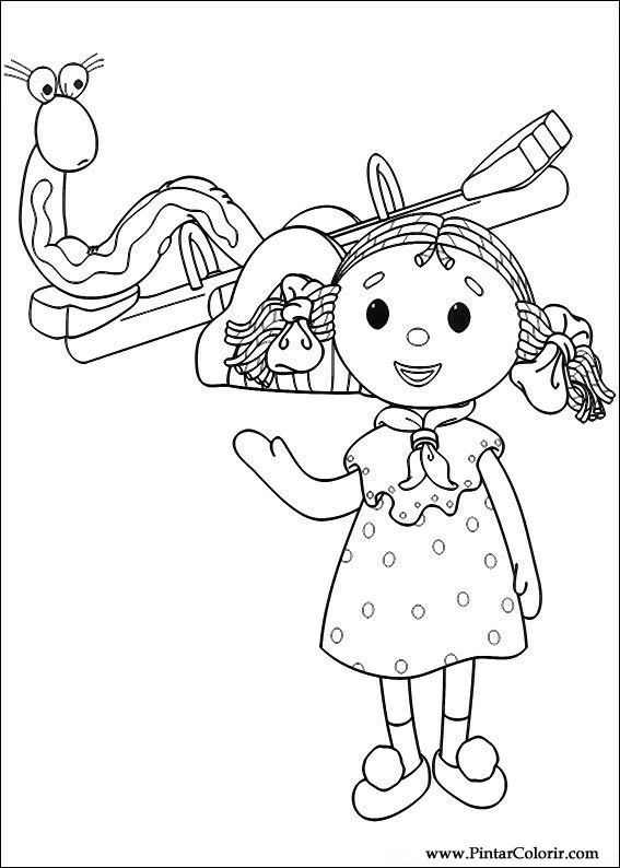 Coloriage gratuit Andy Pandy #26805 de la collection Dessins animés et séries animées à imprimer