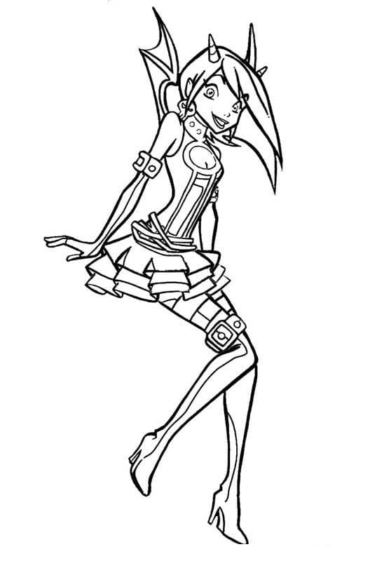 Coloriage gratuit Angels Friends #198235 de la collection Dessins animés et séries animées à imprimer