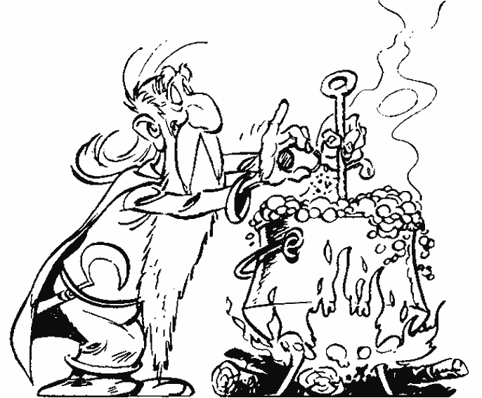 Dessin à colorier: Asterix et Obelix (Dessins animés et séries animées) #24430 - Coloriages à Imprimer Gratuits