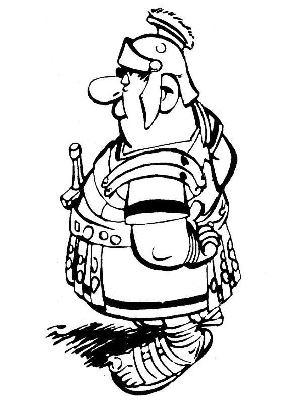 Dessin à colorier: Asterix et Obelix (Dessins animés et séries animées) #24462 - Coloriages à Imprimer Gratuits
