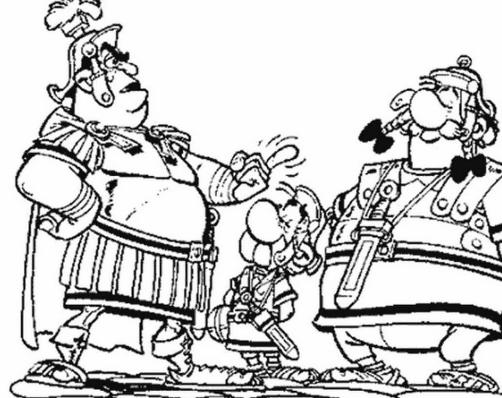 Coloriage gratuit Asterix et Obelix #24511 de la collection Dessins animés et séries animées à imprimer