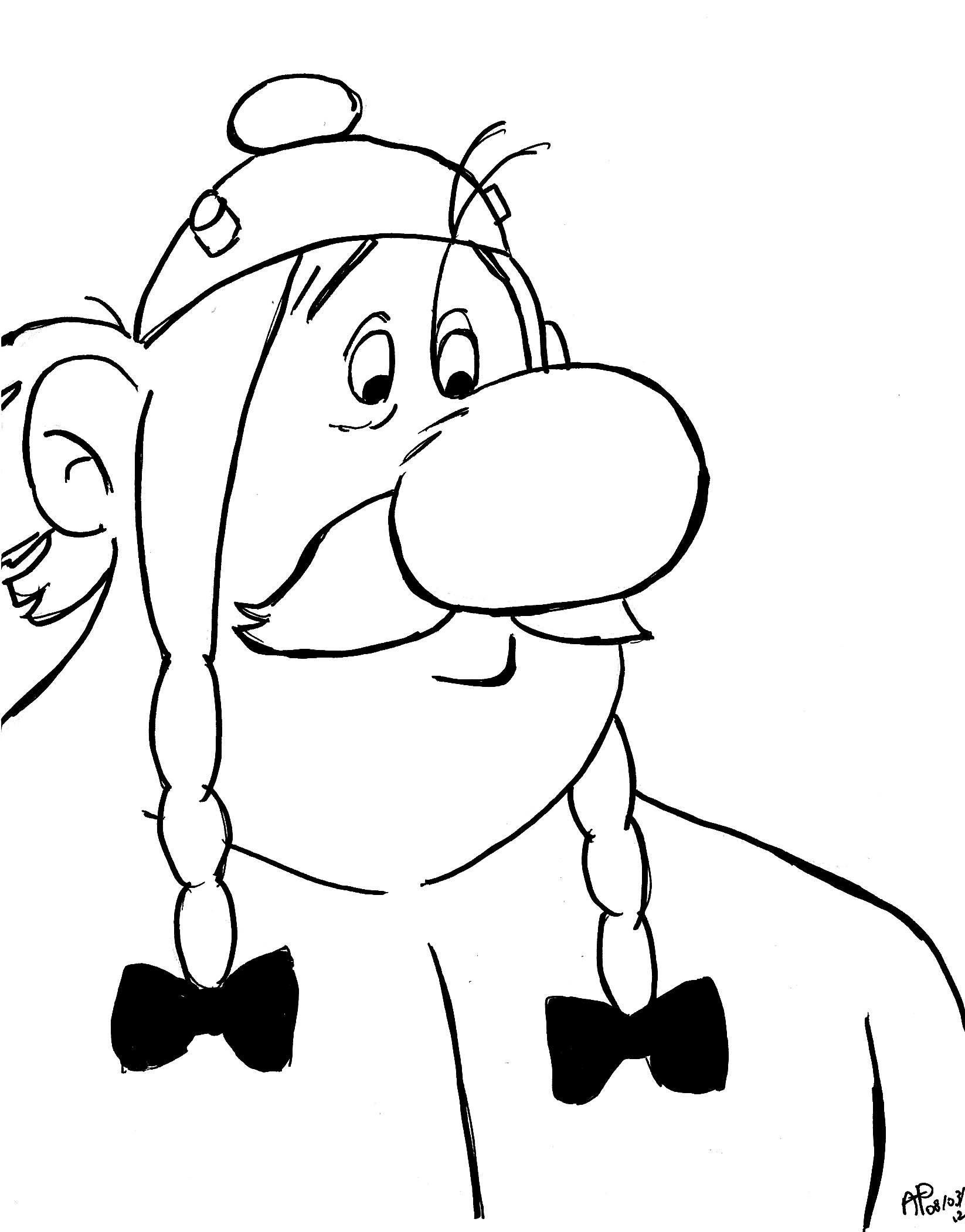 Dessin à colorier: Asterix et Obelix (Dessins animés et séries animées) #24566 - Coloriages à Imprimer Gratuits