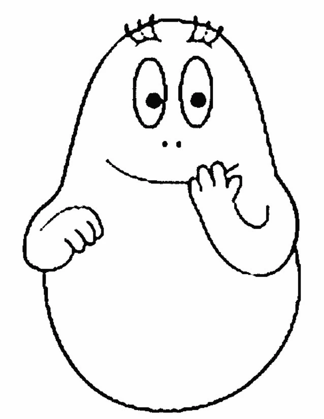 Coloriage gratuit Barbapapa #36490 de la collection Dessins animés et séries animées à imprimer