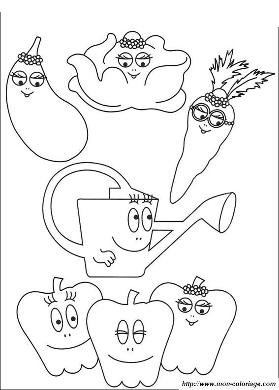 Coloriage gratuit Barbapapa #36542 de la collection Dessins animés et séries animées à imprimer
