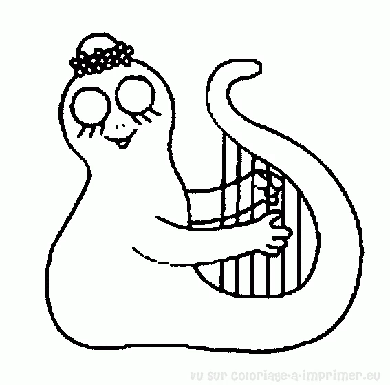 Coloriage gratuit Barbapapa #36589 de la collection Dessins animés et séries animées à imprimer