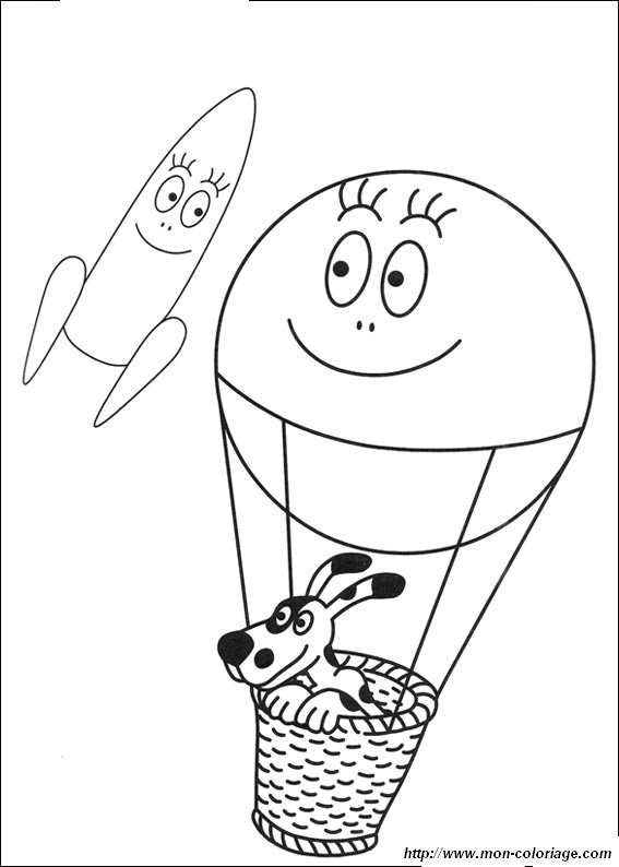 Dessin Barbapapa #36615 à colorier de la série Dessins animés et séries animées, gratuit à télécharger et imprimer
