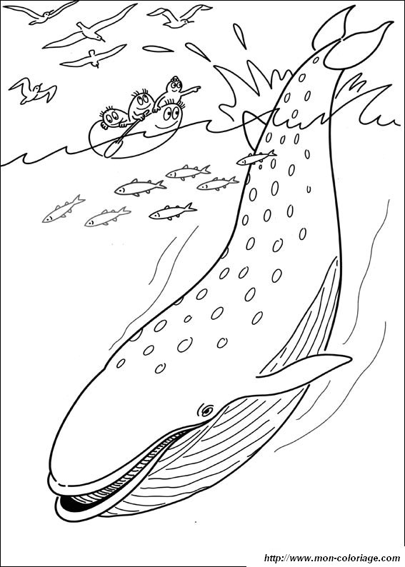 Coloriage gratuit Barbapapa #36665 de la collection Dessins animés et séries animées à imprimer