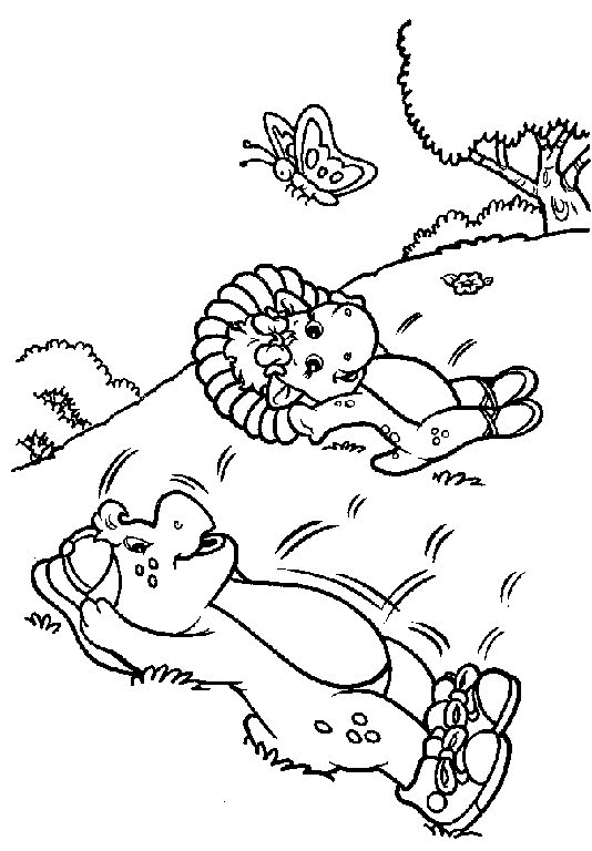 Page de coloriage Barney et ses amis #40929, collection Dessins animés et séries animées, à imprimer et colorier