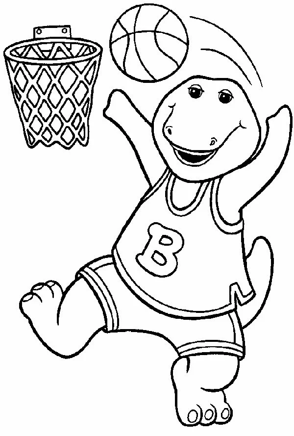 Dessin Barney et ses amis #40931 à colorier de la série Dessins animés et séries animées, gratuit à télécharger et imprimer