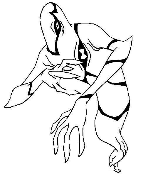 Dessin à colorier: Ben 10 (Dessins animés et séries animées) #40414 - Coloriages à Imprimer Gratuits