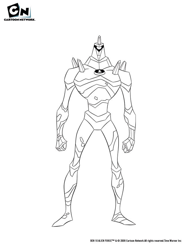 Dessin à colorier: Ben 10 (Dessins animés et séries animées) #40458 - Coloriages à Imprimer Gratuits