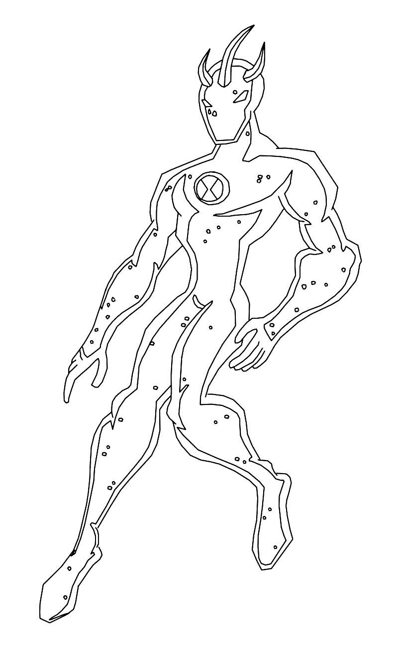 Dessin à colorier: Ben 10 (Dessins animés et séries animées) #40464 - Coloriages à Imprimer Gratuits