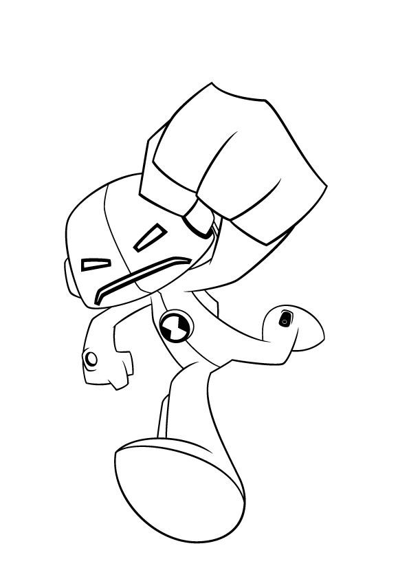 Dessin à colorier: Ben 10 (Dessins animés et séries animées) #40478 - Coloriages à Imprimer Gratuits