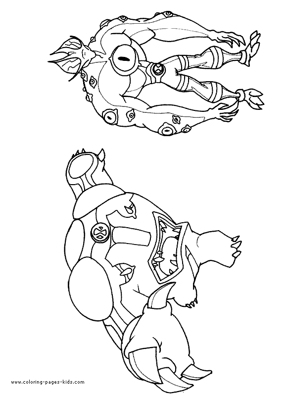 Joli coloriage Ben 10 #40492 de la collection Dessins animés et séries animées, prêt à imprimer pour petits et grands