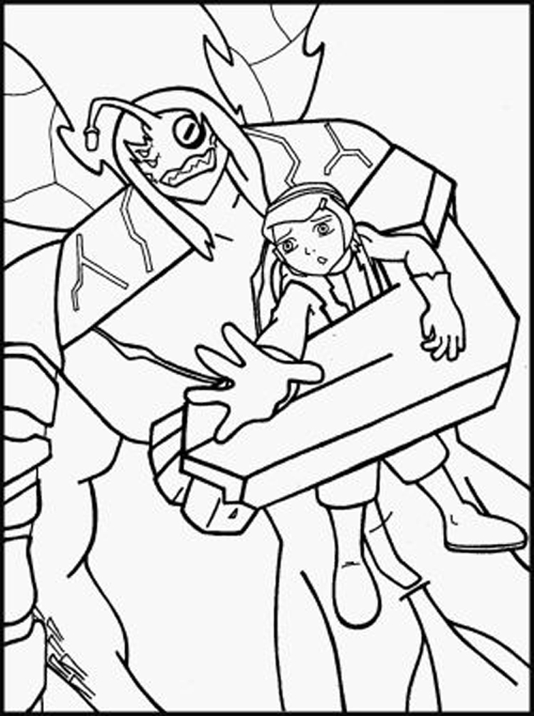 Dessin à colorier: Ben 10 (Dessins animés et séries animées) #40503 - Coloriages à Imprimer Gratuits