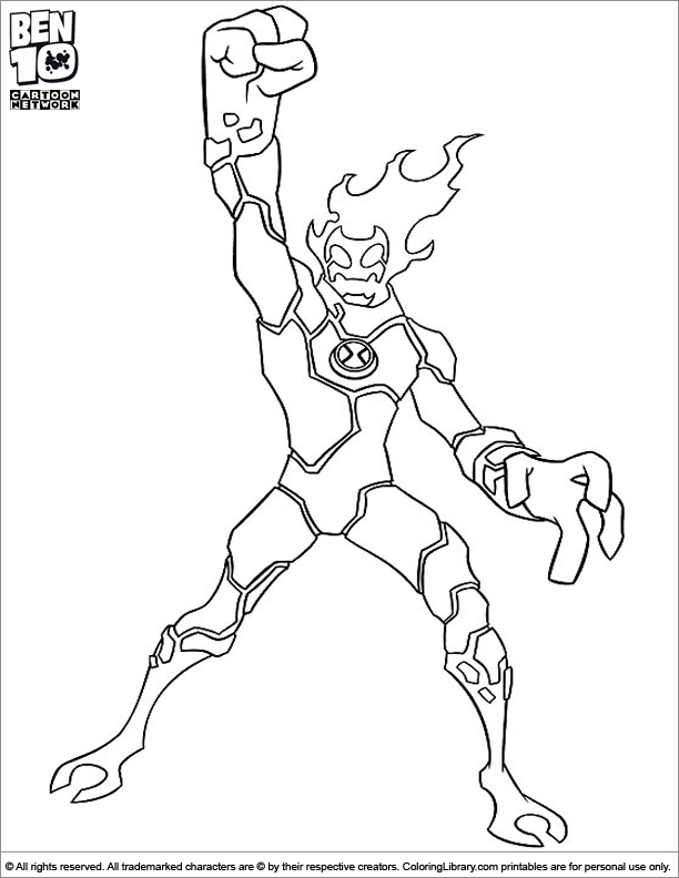 Dessin à colorier: Ben 10 (Dessins animés et séries animées) #40510 - Coloriages à Imprimer Gratuits