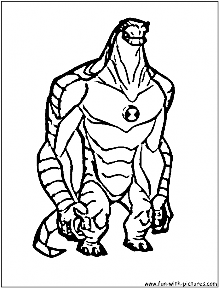 Dessin à colorier: Ben 10 (Dessins animés et séries animées) #40538 - Coloriages à Imprimer Gratuits