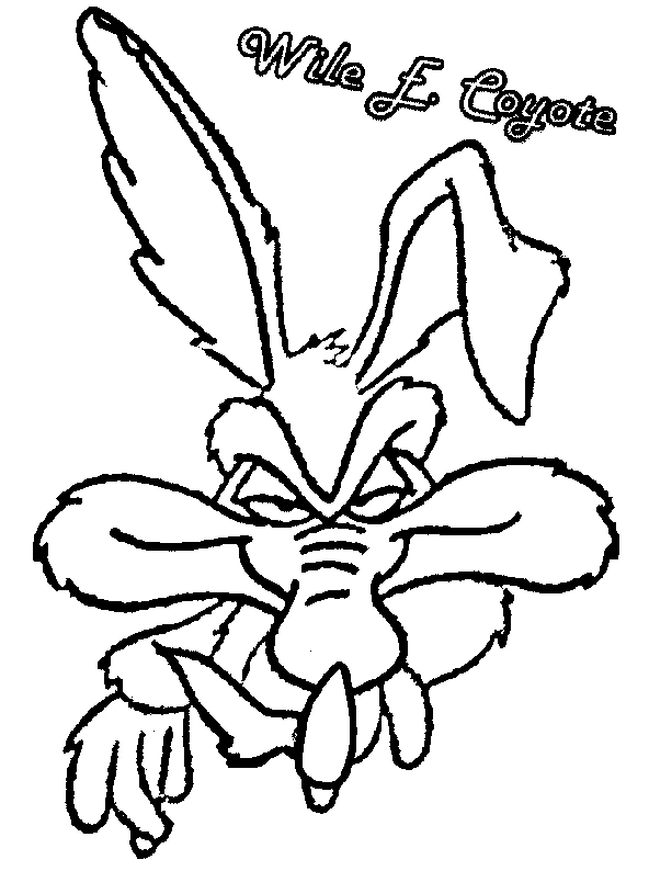 Coloriage gratuit Bip Bip et Coyote #47162 de la collection Dessins animés et séries animées à imprimer