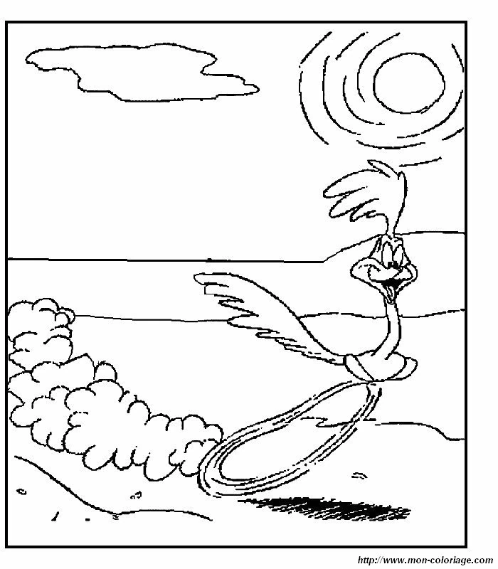 Dessin à colorier: Bip Bip et Coyote (Dessins animés et séries animées) #47258 - Coloriages à Imprimer Gratuits