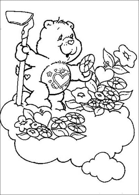 Dessin Bisounours / Calinours #185356 à colorier de la série Dessins animés et séries animées, gratuit à télécharger et imprimer
