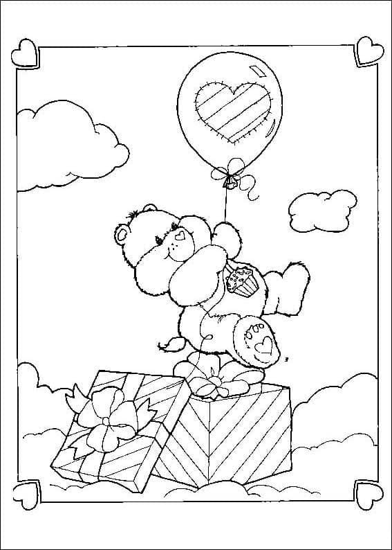 Coloriage gratuit Bisounours / Calinours #185363 de la collection Dessins animés et séries animées à imprimer